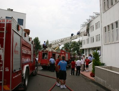 Trabzonspor Tesisleri`nde Yangın Çıktı