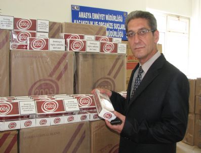 Amasya Polisinden Kaçak Sigara Tacirlerine Darbe