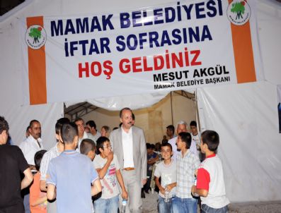 YEŞILBAYıR - Mamak Belediye Başkanı Akgül İftarını Çadırlarda Açıyor