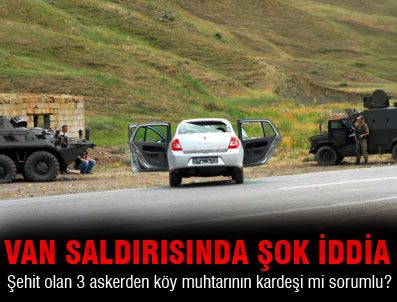 BILGIHAN BAYAR - 3 askerin şehit edildiği saldırıyla ilgili çarpıcı iddia