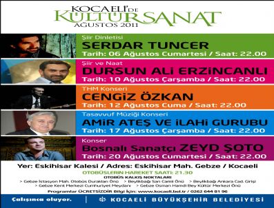 SERDAR TUNCER - Büyükşehir Belediyesinden Eskihisar Kalesinde Kültür Sanat Günleri