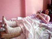 Kocasından kaçarken hayatından oluyordu