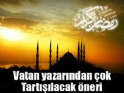 'Artık Ramazan için de bir reform gerekmiyor mu?'