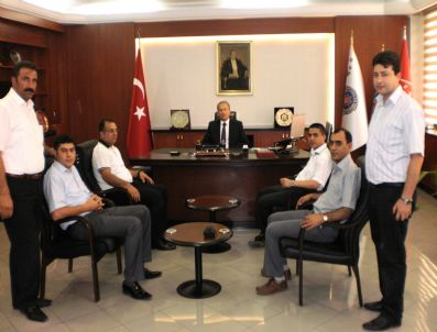 SÜLEYMAN OĞUZ - Sağlık-sen'den Emniyet Müdürü Oğuz'a Ziyaret