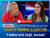 Güneri Civaoğlu'nun gözüyle Türkiye-Suriye ilişkileri