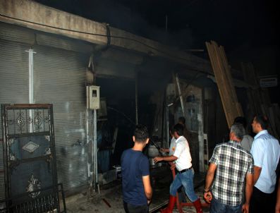 İşyerinde Çıkan Yangın Korkuttu