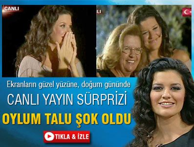 Oylum Talu'ya canlı yayında sürpriz