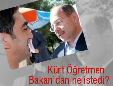 Kürt öğretmen Bakan'dan yardım istedi
