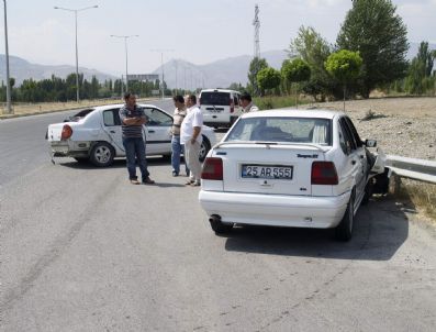 Bayram Dönüşü Kaza 2 Yaralı