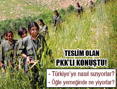 ESENDERE - PKK'lılar öğle yemeğinde ne yiyor?