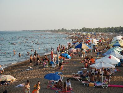 Tatilcilerin `deniz` Keyfi