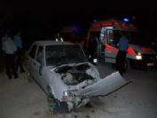 Tokat`ta Trafik Kazası: 2 Yaralı