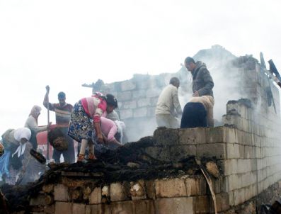 Yüksekova`da Korkutan Yangın