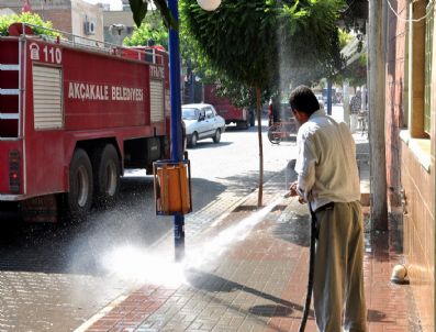 Akçakale Belediyesinden Hafta Sonu Temizliği