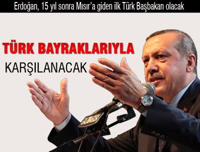EL BACI KAID EL SEBSI - Erdoğan'ı Türk bayraklarıyla karşılayacaklar