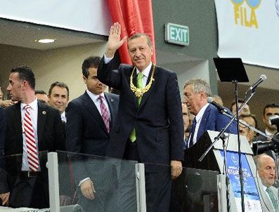 AZIZ BABUŞCU - Başbakan Erdoğan, Dünya Güreş Şampiyonası`nın açılış törenine katıldı