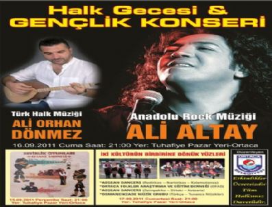 Ortaca Belediyesi’den “halk Gecesi ve Gençlik” Konseri