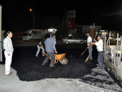 Biga’da Asfalt Çalışmaları Sürüyor