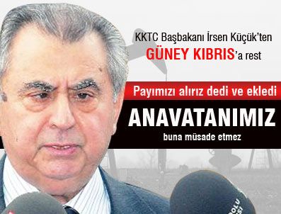 DIMITRIS HRISTOFYAS - İrsen Küçük'ten Güney Kıbrıs'a rest!