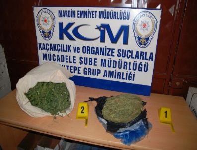 Mardin’de 6,5 Kilo Esrar Ele Geçirildi