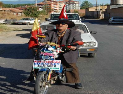 Mobiletiyle Türkiye`yi Dolaşıyor