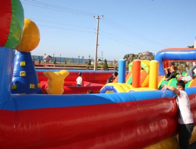 ALI BEKTAŞ - Trambolin ve Çocuk Parkına Yoğun İlgi