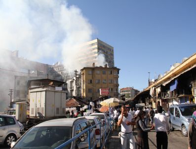Başkent'te Yangın