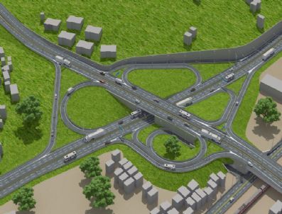Büyükşehir Çanakkale Yoluna Yonca Kavşak Yapıyor