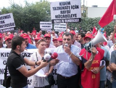 Kıdem Tazminatı İçin Yürüdüler