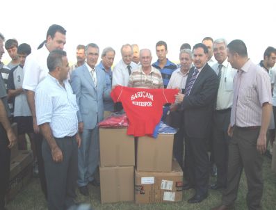 SULUCA - Sarıçam'dan Amatör Kulüplere Malzeme Yardımı