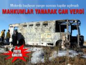 Cezaevi aracındaki 5 mahkum yanarak öldü