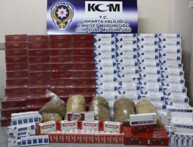 İsparta`da Kaçak Sigara Operasyonu