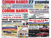 Çorum Haber Gazetesi 27. Yaşını Kutluyor