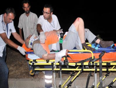 Takla Atan Otomobilde Beş Kişi Yaralandı