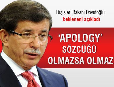 LAHEY - ''Apology sözcüğü olmazsa olmaz''