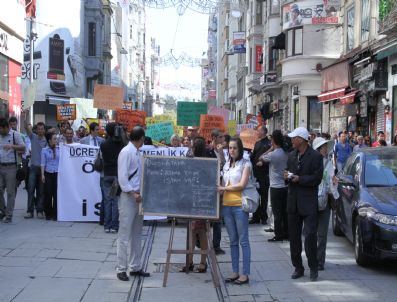 UMUT ORAN - Atama Bekleyen Öğretmen Adayları Eylem Yaptı