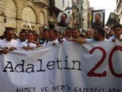 Nedim Şener ve Ahmet Şık için yürüdüler