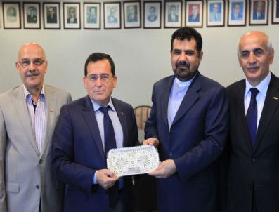 İran İslam Cumhuriyeti Konsolosu Rafiei’den Ttso’ya Veda Ziyareti