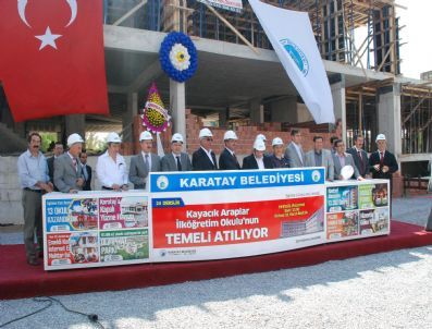 Karatay Belediyesi İlköğretim Okulu`nun Temeli Törenle Atıldı