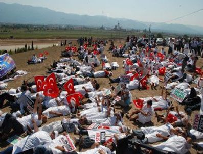 HAYDAR AKAR - 350 milyonluk yatırıma kefenli eylem ‎