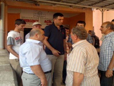 İBRAHIM COŞKUN - Hakan Şükür, Yaralı Korucuyu Ziyaret Etti