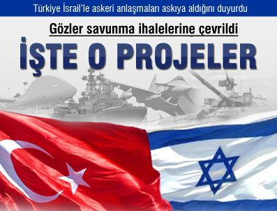 İşte Türkiye ile İsrail arasındaki savunma projeleri