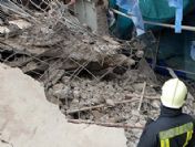 Kilis'te yurt inşaatında göçük