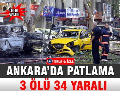 ALAADDIN YÜKSEL - Ankara Kızılay'da patlama: 3 ölü 34 yaralı