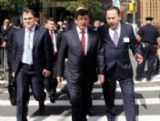 Bakan Davutoğlu New York sokaklarında