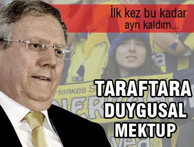 METRIS CEZAEVI - Aziz Yıldırım'dan duygusal mektup