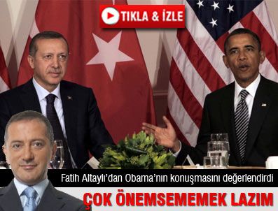 FATİH ALTAYLI - Fatih Altaylı, Obama'nın konuşmasını yorumladı