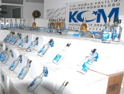 350 Koli Sahte İçki Ele Geçirildi