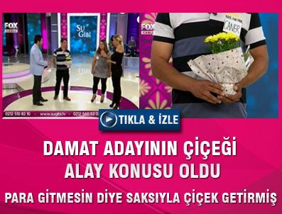 SONGÜL KARLı - Damat adayının çiçeği alay konusu oldu
