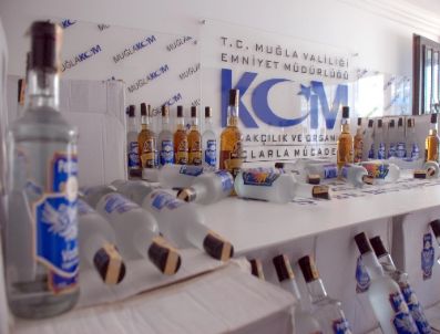 Üç İlde 10 Bin 494 Şişe Kaçak İçki Ele Geçiruldi